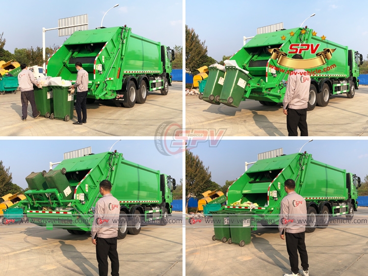 20 CBM Garbage Compactor Truck IVECO - Lifting 240 L